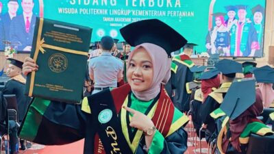 Angkat Penelitian Tentang SMGP, Amelia Putri Azizah Lulus Cumlaude dari Polbangtan