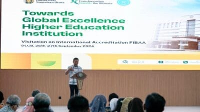 Persiapan Akreditasi Internasional FIBAA, Rektor USU Berharap Program Studi Raih Hasil Maksimal