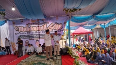 Asri Ludin Tambunan dan Lom Lom Suwondo Hadiri Maulid Akbar di Bandar Labuhan