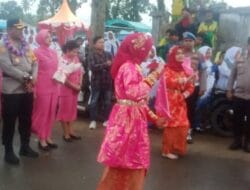 Kunker Kapolres Madina ke Pantai Barat Polsek Natal, Disambut Tari-Tarian