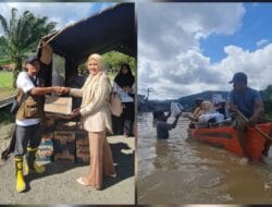 Suhaida Salurkan Bantuan Untuk Korban Banjir Trumon Teungah