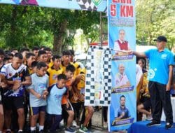Pj Bupati Langkat Lepas Kejurkab Lari 5 KM di Alun-alun Stabat