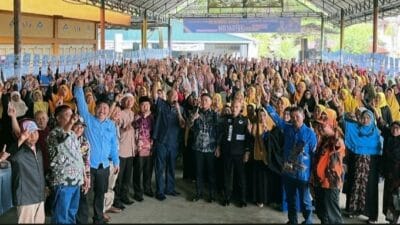 Dihadiri Ratusan Relawan dan Simpatisan, Ricky Ajak Menangkan Paslon SATRIA