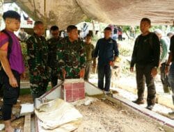 Danrem 011/LW : Pemugaran Makam Cut Meutia Sedang Berlangsung