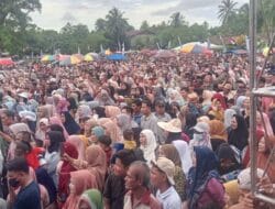 Kampanye Akbar IDAMAN, Lapangan Bola Simpang Empat Jadi Lautan Manusia