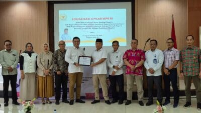 Anggota DPR Sugiat Santoso Sosialisasi 4 Pilar Kebangsaan di Kampus UMA