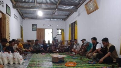 Cawabup Adli Tama Temui Warga Terdampak Banjir di Tiga Desa Kecamatan Hinai
