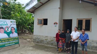 Cawabup Langkat Adli Tama Kembali Bedah Rumah Warga