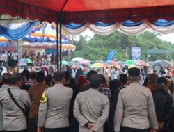 Polres Aceh Selatan Kerahkan 160 Personel ke Lokasi Kampanye Terbuka Paslon Bupati di Meukek