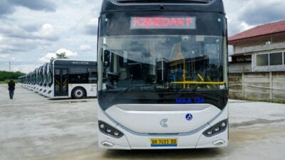Pemko Medan Luncurkan 60 Bus Listrik, Komitmen Hadirkan Transportasi Modern dan Ramah Lingkungan