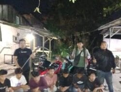 Polres Asahan Amankan 9 Anggota Geng Motor Terlibat Kasus Kekerasan