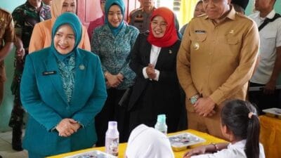 Pj Bupati Langkat dan PKK Sumut Tinjau Makan Gratis Siswa Sekolah Dasar