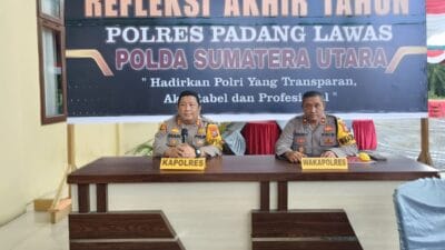 Refleksi Akhir Tahun, Kapolres Palas Paparkan Capaian Penanganan Kasus 2024