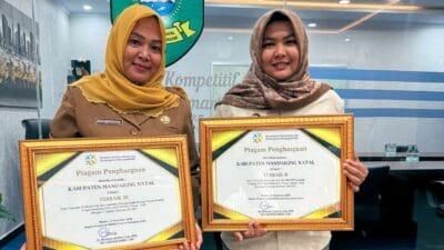 DPPKB Madina Dapat Penghargaan dari BKKBN Sumut, Wabup Atika: Bukti Kerja Nyata