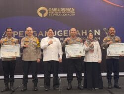 Layanan Terbaik, Polres Abdya Raih Penghargaan Tertinggi dari Ombudsman RI