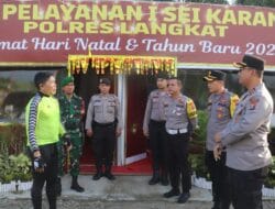 Kapolres Dampingi Wakapolda Sumut Tinjau Pos Operasi Lilin Toba di Langkat