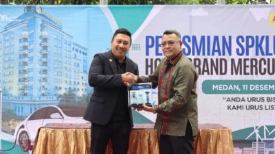 Sambut Libur Nataru, PLN UID Sumut Kembali Resmikan “SPKLU in Hotel” di Medan