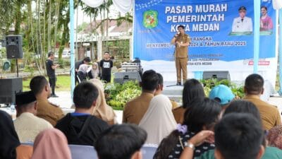 Antisipasi Lonjakan Harga Jelang Nataru, Pemko Medan Gelar Pasar Murah di 53 Titik