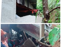 Diguyur Hujan Lebat, Tanah Longsor Hantam 6 Rumah Warga, 1 Rusak Parah