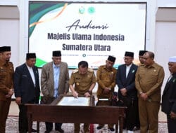 Pemprov Sumut dan MUI Tandatangani Piagam Kesepahaman Pembangunan Masyarakat Maju dan Berakhlak