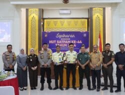 HUT Satpam ke-44, Polres Aceh Selatan Gelar Potong Tumpeng