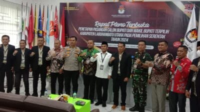 Polres Labuhanbatu Lakukan Pengamanan Penetapan Bupati Terpilih Labura