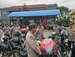 Kapolres Langsa Cek Kendaraan Dinas dan Senjata Api untuk Maksimalkan Pelayanan