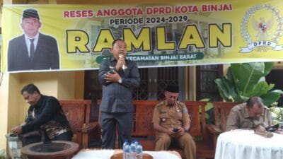 Lurah Bersama Warga Sukaramai Keluhkan Banjir dan Narkoba ke Fraksi Golkar DPRD Binjai