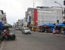 Suasana Liburan Nataru, Pasar Sambu Medan Masih Sepi