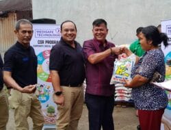 Pos Daya Binaan Paian Purba Salurkan Bantuan Beras ke 150 Warga Dusun VI