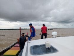 Polairud Polres Labuhanbatu Patroli di Perairan Tanjung Siapi-api