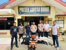 Polsek Langsa Barat Ciduk Pelaku Curanmor, Satu Temannya DPO