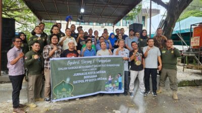 Satpol PP Medan Ajak Wartawan Berbagi Informasi