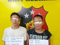 Polsek Kualuh Hulu Labuhanbatu Ringkus 2 Pelaku Pencurian di Rumah Kosong