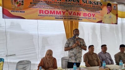 Rommy Van Boy Imbau Masyarakat Jaga Kebersihan Kota Medan
