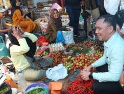 Jelang Ramadan, Sekda Tapsel Sidak ke Pasar Sipirok