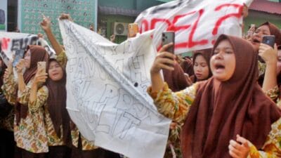 Cerita Dibalik Ratusan Siswa MAN 2 Model Medan Berunjukrasa