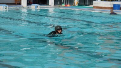 Korem 011/Lilawangsa Gelar Latihan Renang Militer