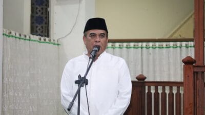 Pertama Ramadhan 1446 H, Bupati Madina Shalat di Masjid Agung Nur Ala Nur