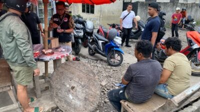 Sarang Narkoba di Bantaran Rel KA Tembung Digerebek Lagi, 2 Orang Diringkus