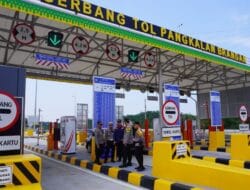 Kapolres Langkat Cek Posyan Operasi Ketupat Toba 2025 dan Exit Tol Pangkalan Brandan