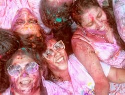 Festival Holi 2025 di Konjen India Berlangsung Meriah
