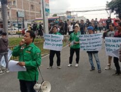 Demo di Polda, Massa GPA Medan Minta  Pemagaran Lapangan Bola di Desa Sampali Diusut