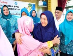 Ketua TP-PKK Langkat Salurkan Packet Sembako di Empat Kecamatan