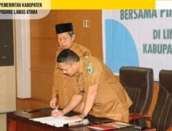 Pemkab Paluta Laksanakan Penandatanganan Perjanjian Kinerja Tahun 2025