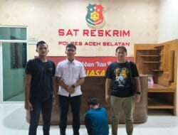 Satreskrim Polres Aceh Selatan Tangkap Pelaku Kejahatan Seksual Terhadap Anak di Bawah Umur