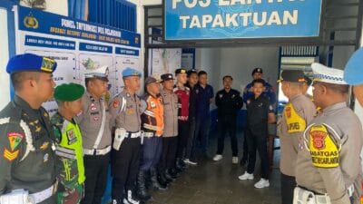 Wakapolres Aceh Selatan Kunjungi Posyan Operasi Ketupat Seulawah 2025