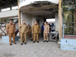 Program Kerja 100 Hari, Wali Kota Siantar Tinjau Kondisi Stadion Sang Naualuh