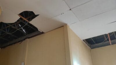 Diduga Tidak Terawat, Kondisi Plafon Kantor Inspektorat Abdya Rusak