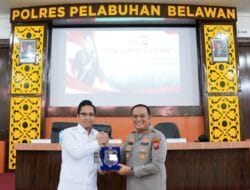 Silaturahmi Rico Waas dengan Kapolres Pelabuhan Belawan Bahas Peningkatan Keamanan Dukung Pembangunan dan Investasi